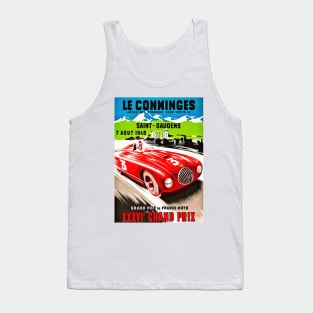 Vintage Grand Prix Poster 1949 Tank Top